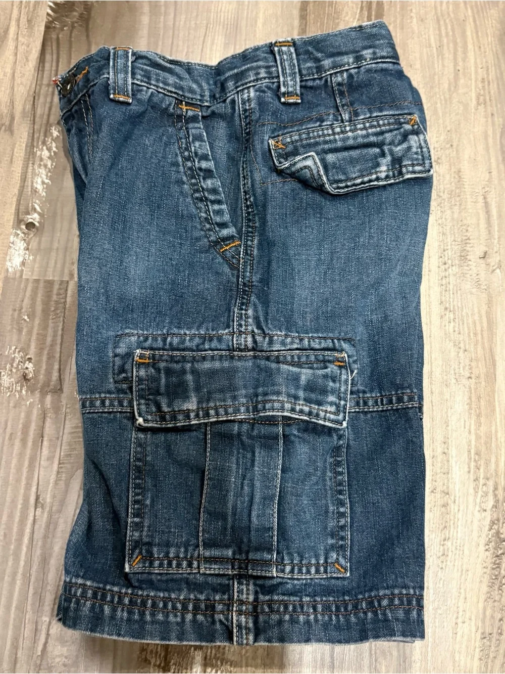 GAP Boys Cargo Jean Shorts “Jorts” SZ 7